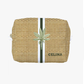 Necessaire Cubo – Palmeira LF palha