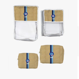 KIT P – Organizador de Mala – Olho Grego Palha