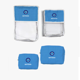 KIT P – Organizador de Mala – Olho Grego CHEVRON