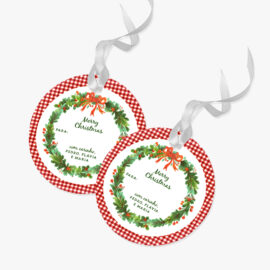 Tags redondos - NATAL (mod 02)