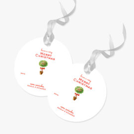 Tags redondos - NATAL (mod 04)