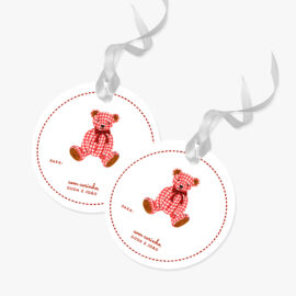 Tags redondos - NATAL (mod 08)