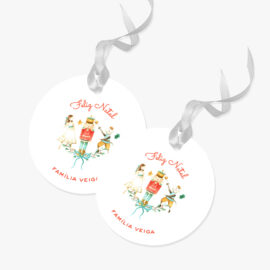 Tags redondos - NATAL (mod 10)