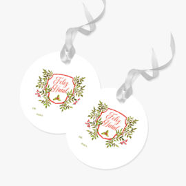 Tags redondos - NATAL (mod 14)