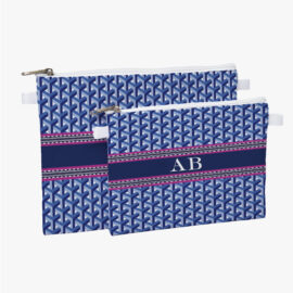 Kit necessaire pasta P e M  -  Goyard