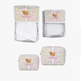 KIT P – Organizador de Mala – Urso florzinhas