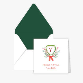 Cartao 10x10 - Natal - monograma