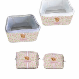 KIT M – Organizador de Mala – Urso florzinhas
