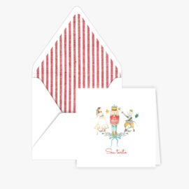 Cartao 10x10 - Natal - Nutcracker