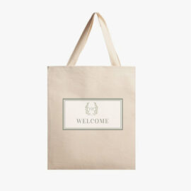 Bolsa em Algodão Cru - FOLHAS