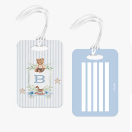 Tag de mala - Monograma e Brinquedos Urso
