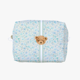 Necessaire Cubo P – Urso florzinhas azuis