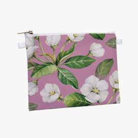 Necessaire Pasta M -  Floral (rosa)