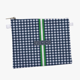 Necessaire Pasta M -  Quadriculado Weekend